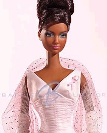 breast cancer awareness barbie doll